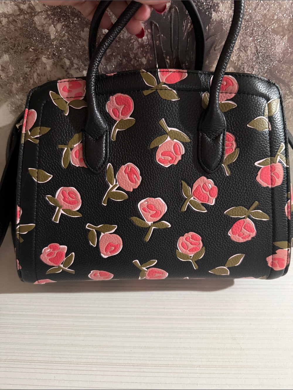 Kate Spade Knott Ditsy Rose Medium Satchel - Picture 5 of 9